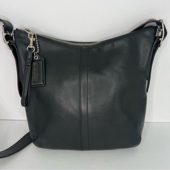 Coach Vintage Genuine Black Leather Legacy Slim Hobo Adjustable Shoulder Bag - Picture 4 of 11